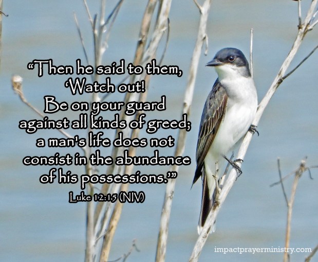 Holding On and Letting Go:  Let Go Of&nbsp;Greed