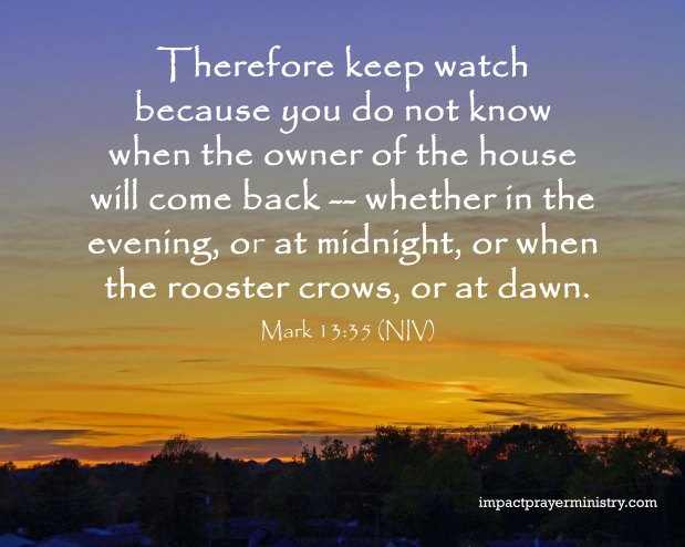 Watch and PRAY (Sermon&nbsp;Audio)