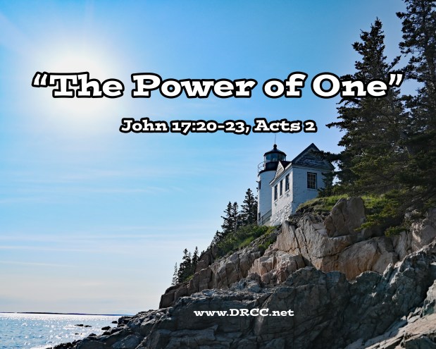 The Power of ONE! (Sermon&nbsp;Audio)