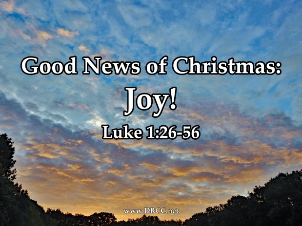 Good News of Christmas: JOY! (Sermon&nbsp;Audio)
