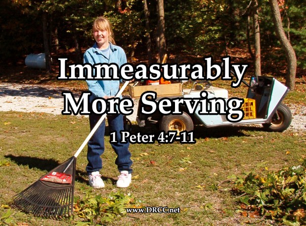 Immeasurably More: SERVE! (Sermon&nbsp;Audio)