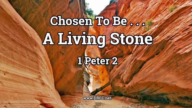 Chosen To Be . . . A Living STONE! (Sermon&nbsp;Audio)
