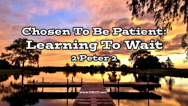 Chosen To Be . . . Patient: Learning to WAIT! (Sermon&nbsp;Audio)